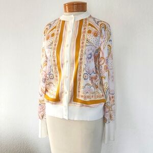 NWT Ted Baker Zorina Woven Detailed Button Through Cardigan